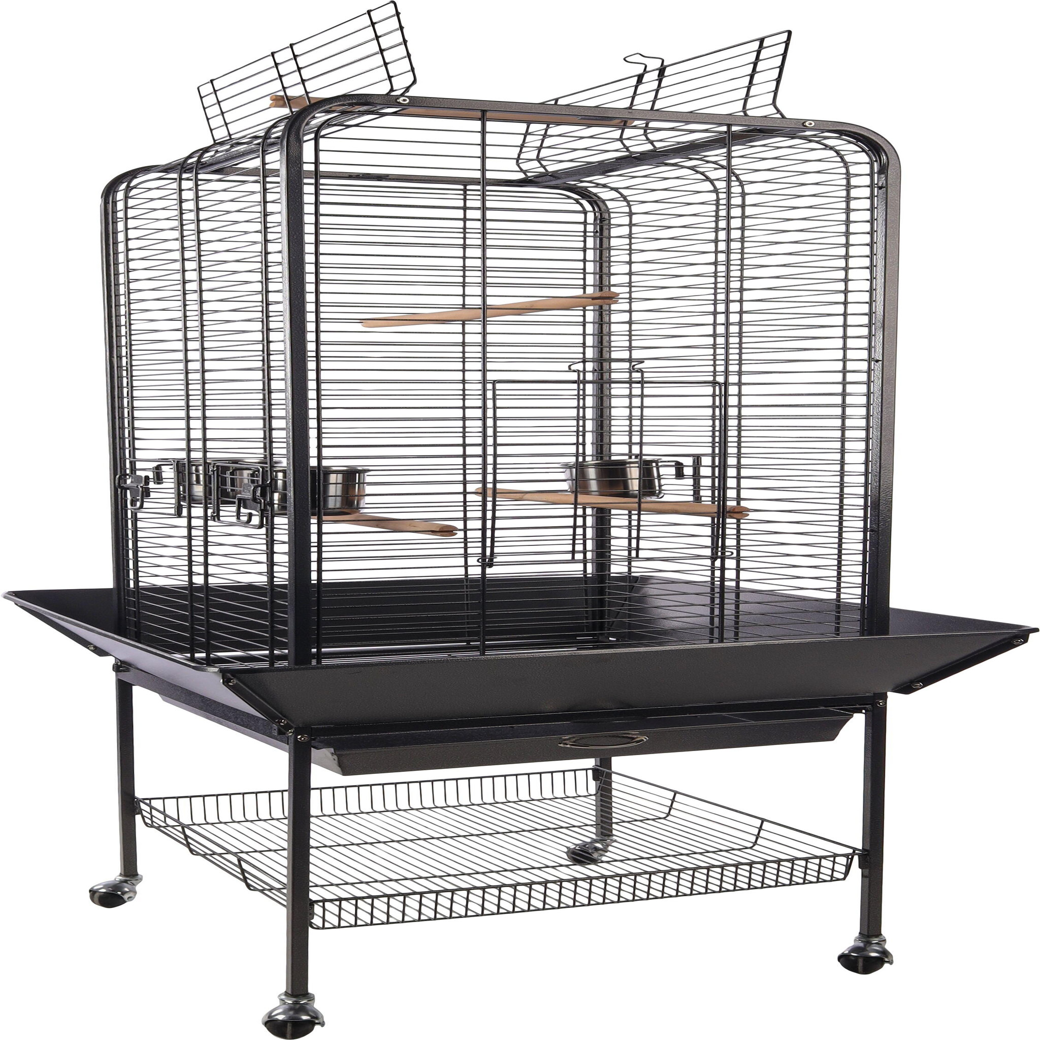 Eden Cage pour perruche sur pied avec ouverture de toit