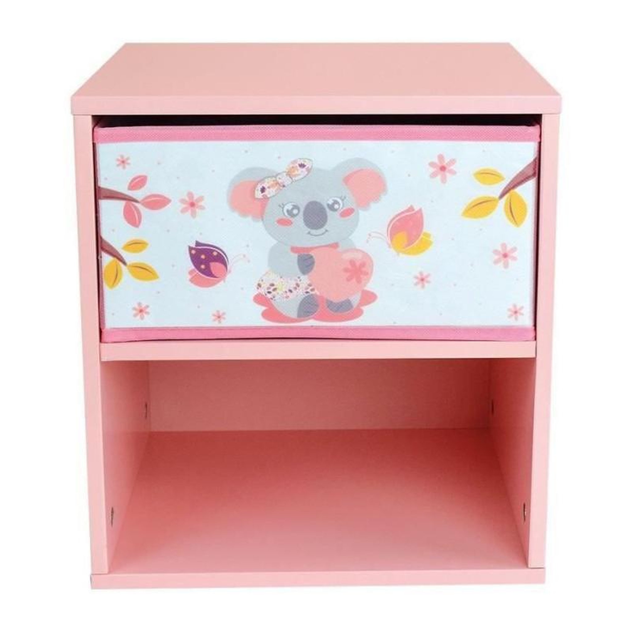 Voir la diapositive 2 : Fun House CALLY MIMI KOALA Chevet avec un tiroir +- 36 x 33 x 30 cm pour enfant