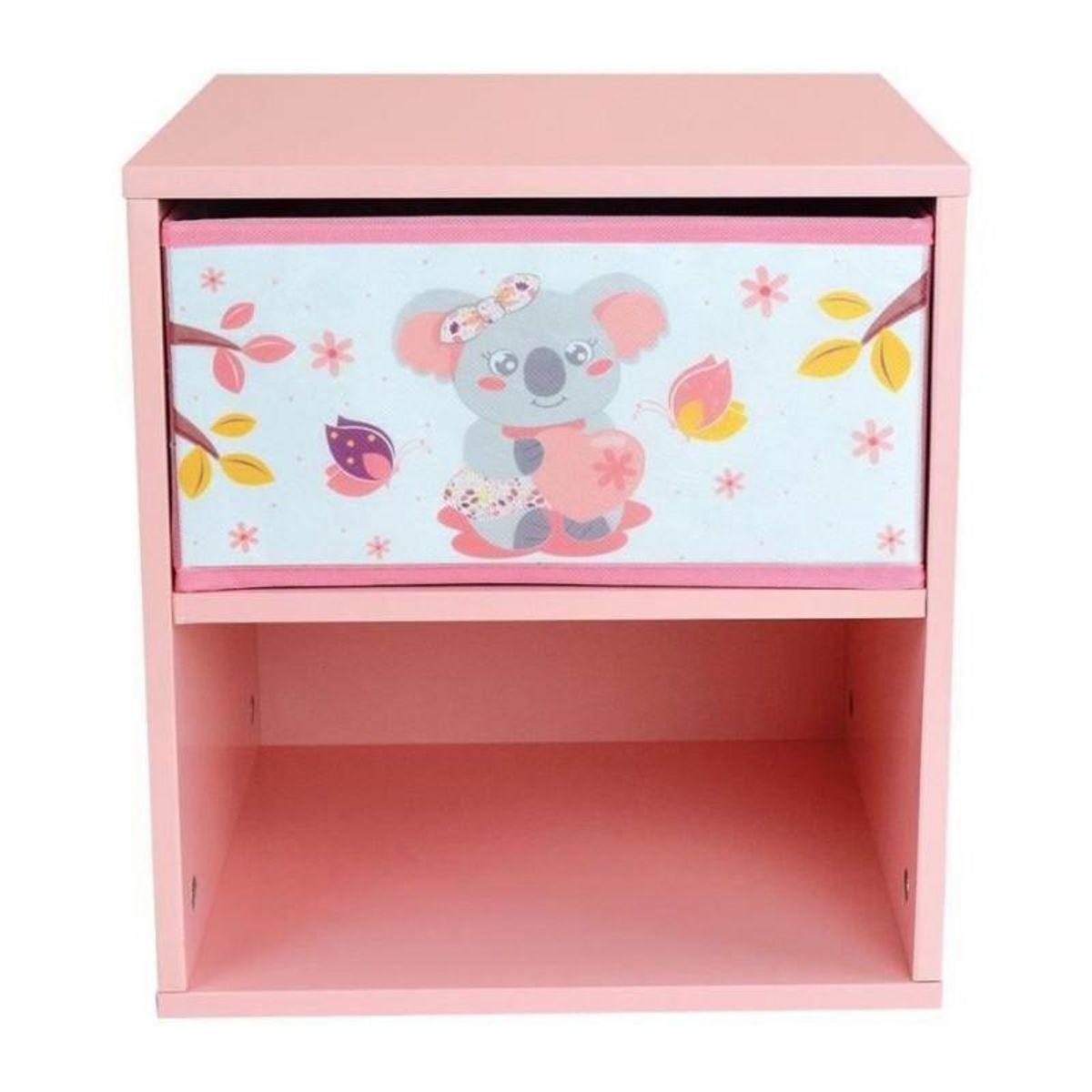 Fun House CALLY MIMI KOALA Chevet avec un tiroir +- 36 x 33 x 30 cm pour enfant