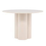 Paris Prix Table à Manger Ronde  Olivia  110cm Beige