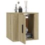 Voir la diapositive 3 : VIDAXL Meubles TV muraux 2 pcs Chene sonoma 40x34,5x40 cm