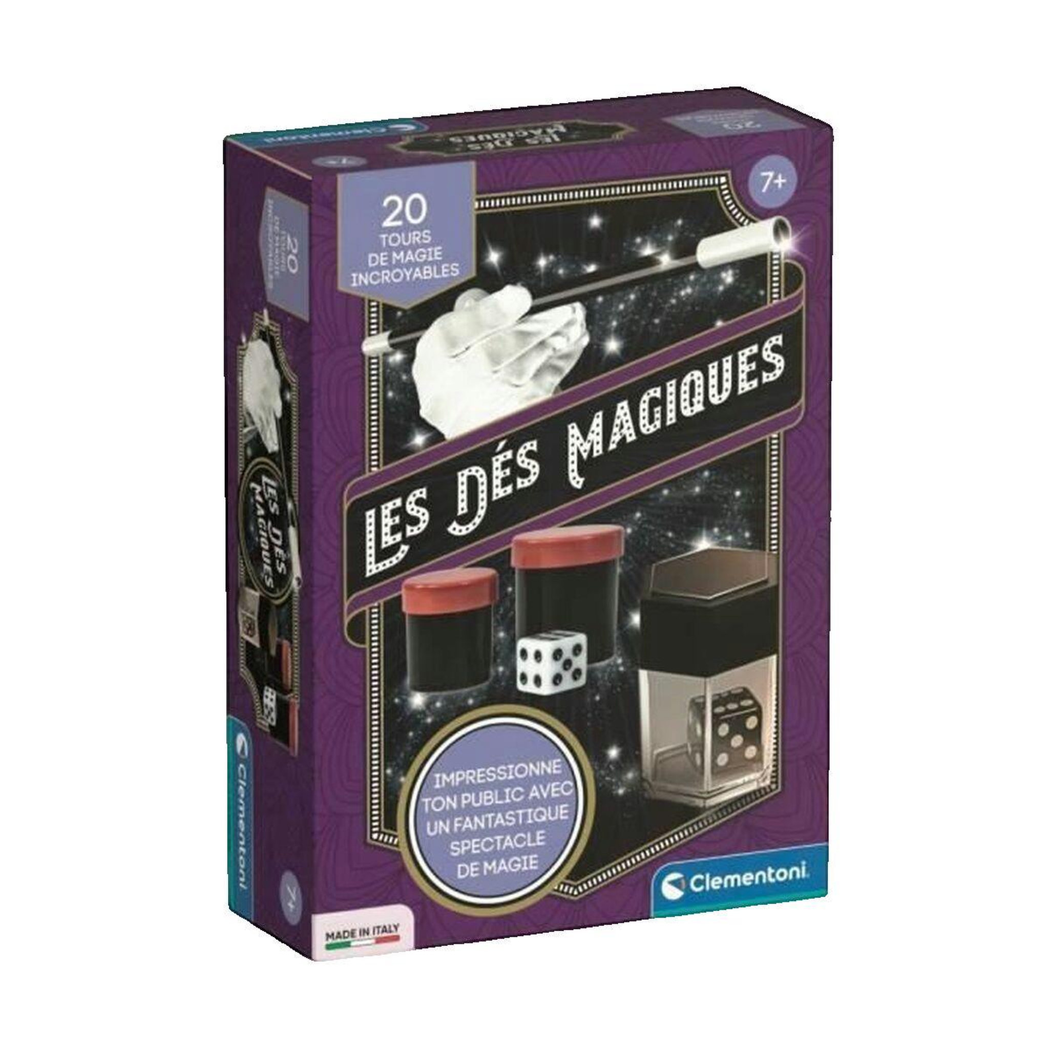 Voir la diapositive 1 : CLEMENTONI Coffret de magie Clementoni avec 20 tours captivants