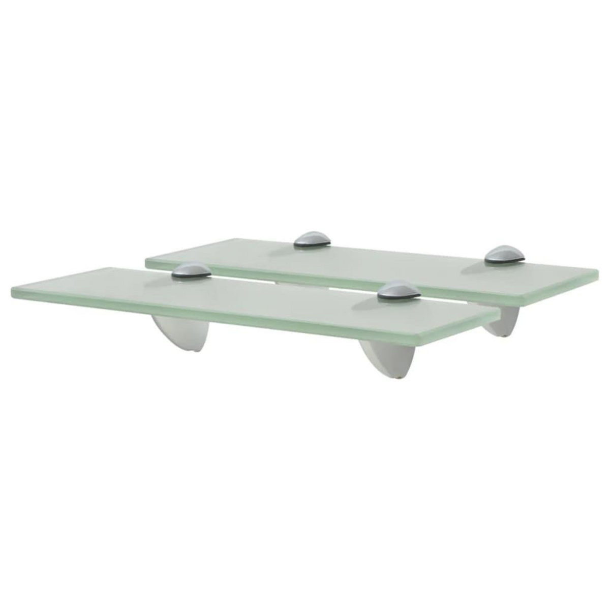 VIDAXL Etageres murales 2 pcs Verre 30 x 20 cm 8 mm
