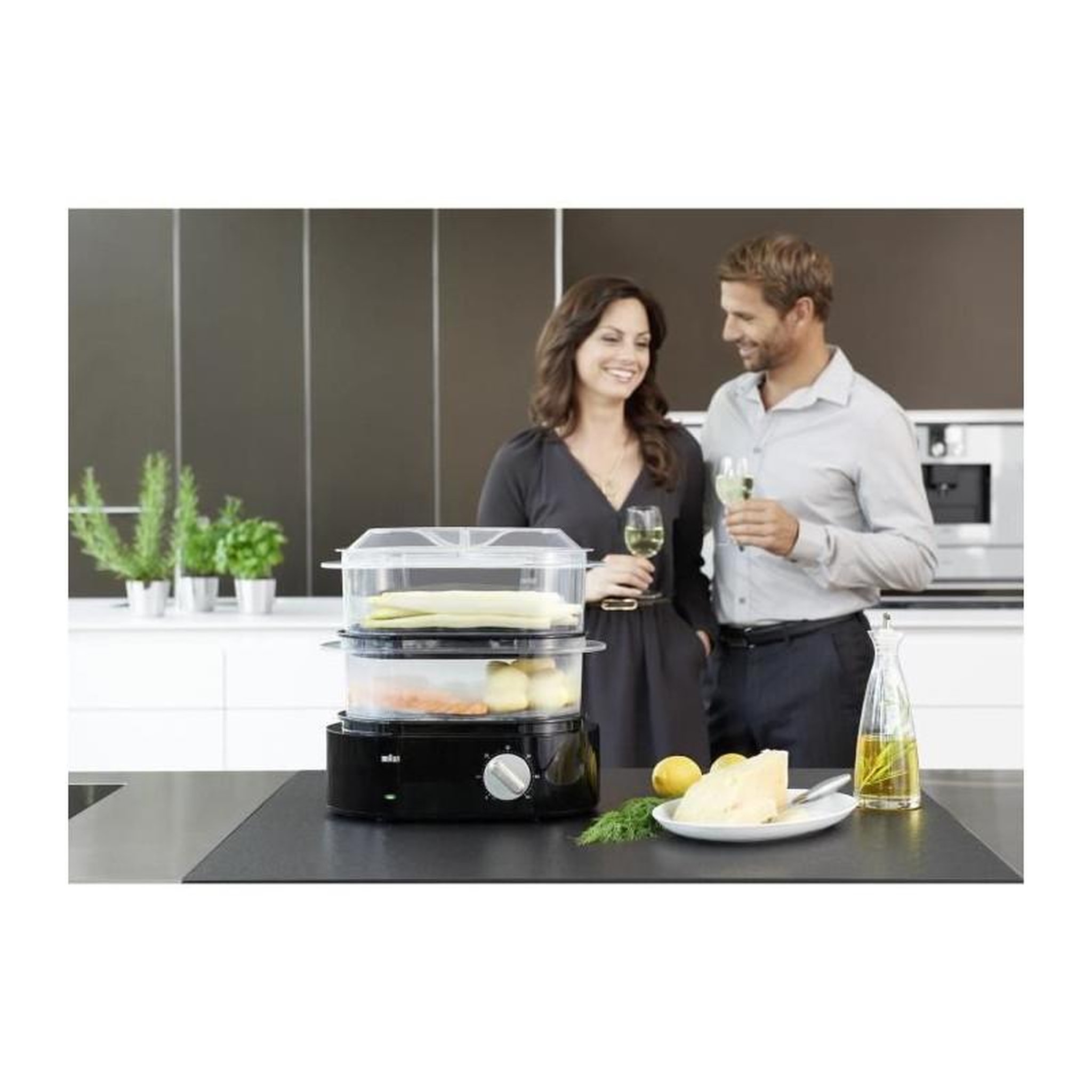 Voir la diapositive 4 : BRAUN Cuiseur Vapeur - BRAUN collection Identity FS 5100