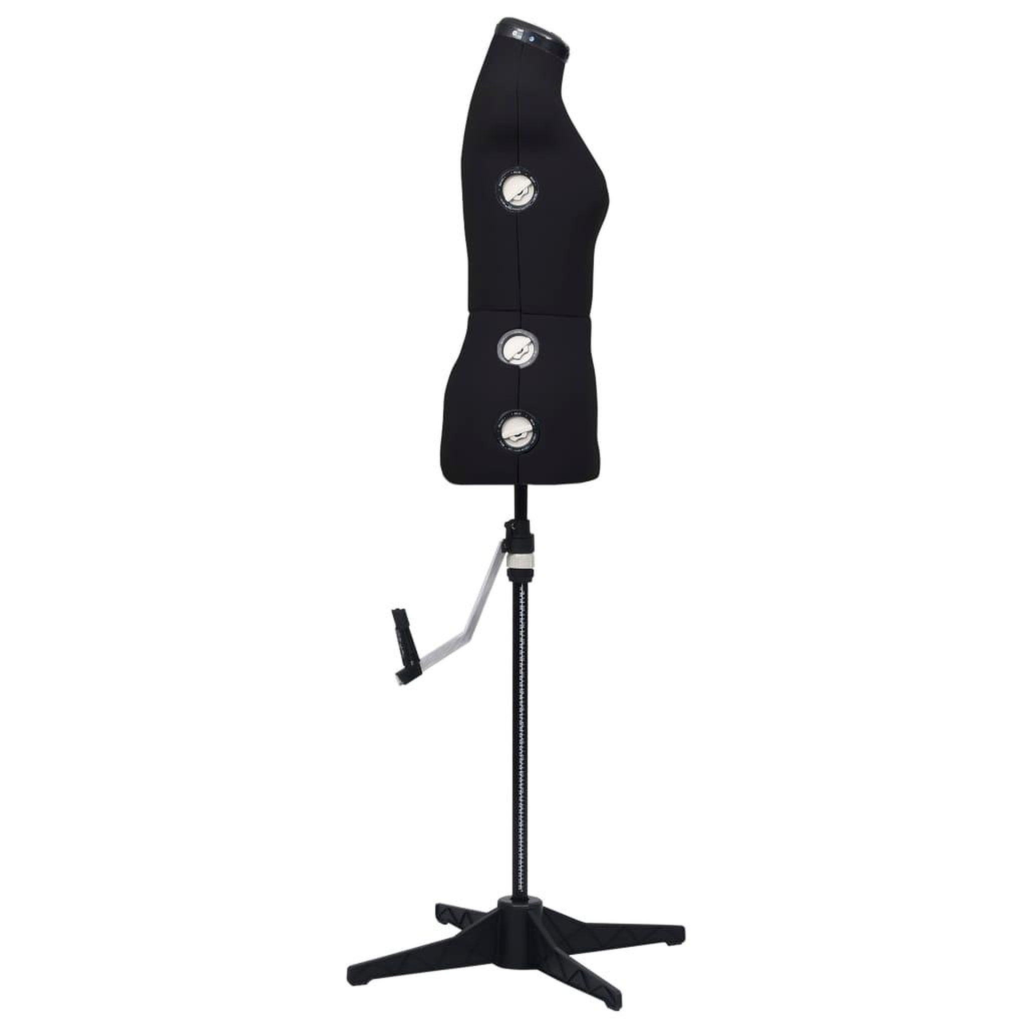 Voir la diapositive 4 : VIDAXL Mannequin de robe ajustable pour femme Noir S Taille 33-40