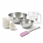 ZENKER Set de 104 ustensiles de pâtisserie moules à muffins bol à mixer spatule de cuisine et verre doseur Zenker Smart Pastry