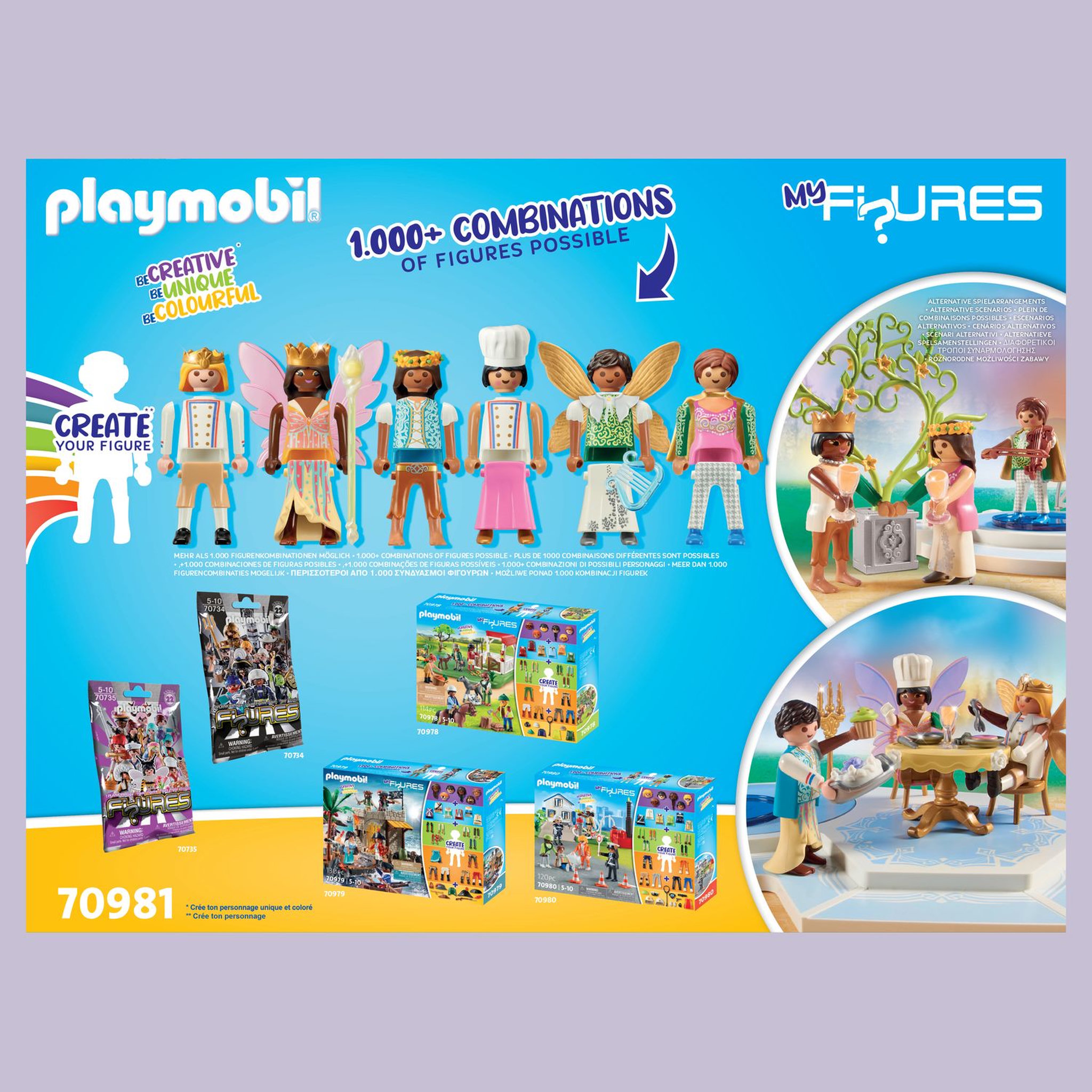 Voir la diapositive 5 : PLAYMOBIL 70981 My Figures : Le bal enchanté