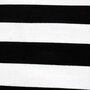 Tapis noir et blanc rayé BLACK & WHITE