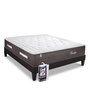 Voir la diapositive 1 : BELLECOUR BELLECOUR LITERIE | Pack PRIVILEGE | Matelas Ressorts ensachés + Sommier Bois + Protège matelas anti punaise