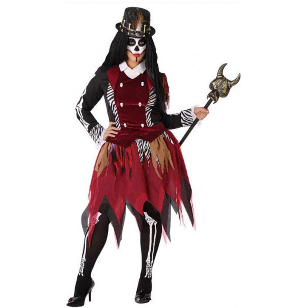 ATOSA Déguisement Vaudou - Halloween - Femme - XS/S