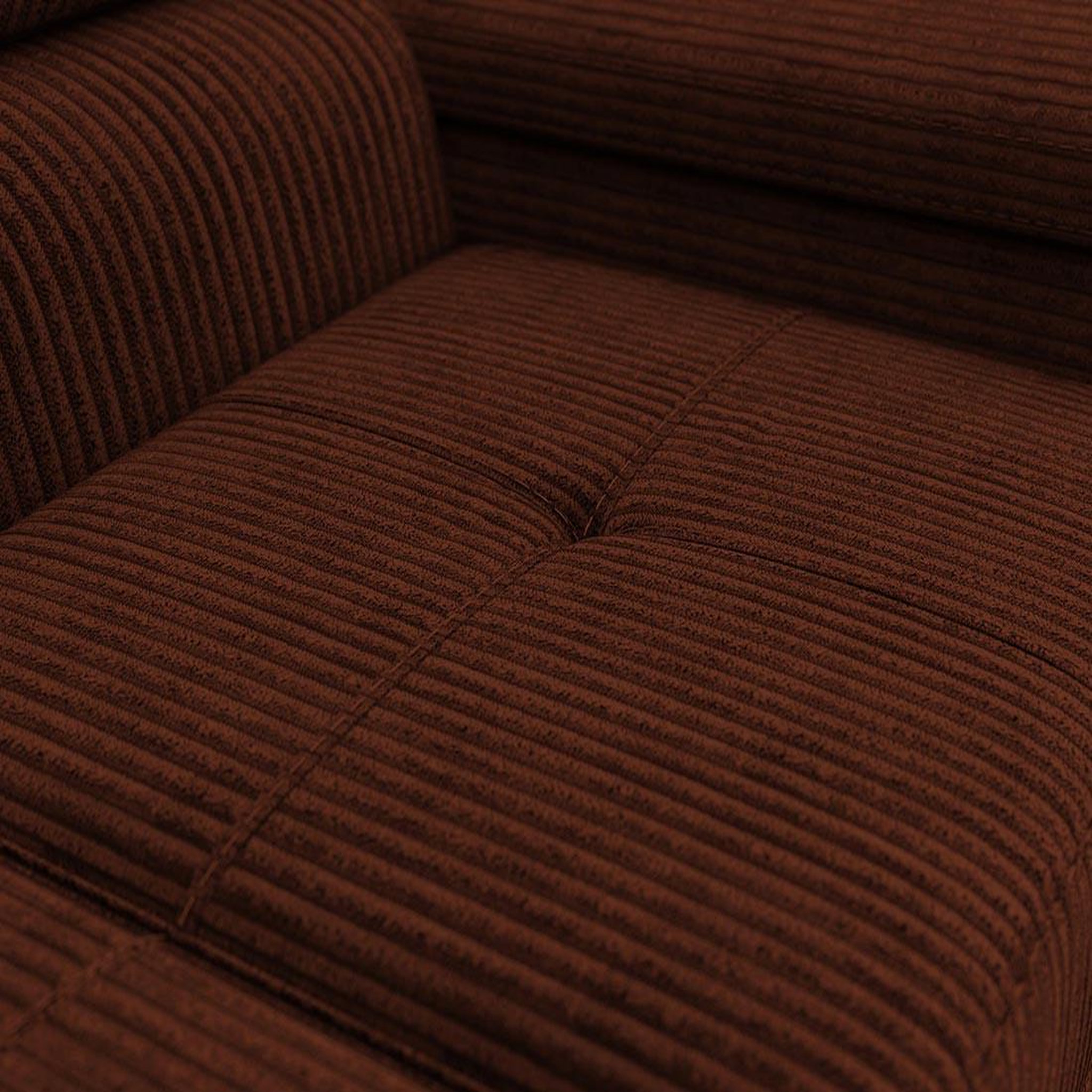 Voir la diapositive 4 : BEST MOBILIER Pablo - canapé droit 2 places avec têtières ajustables - en velours côtelé