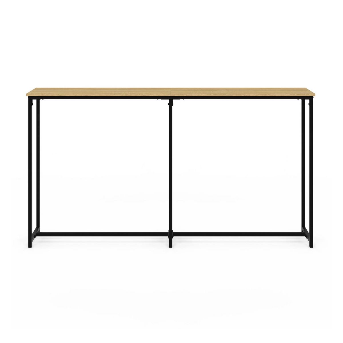 ID MARKET Console bout de canapé DETROIT table d'appoint gain de place design industriel