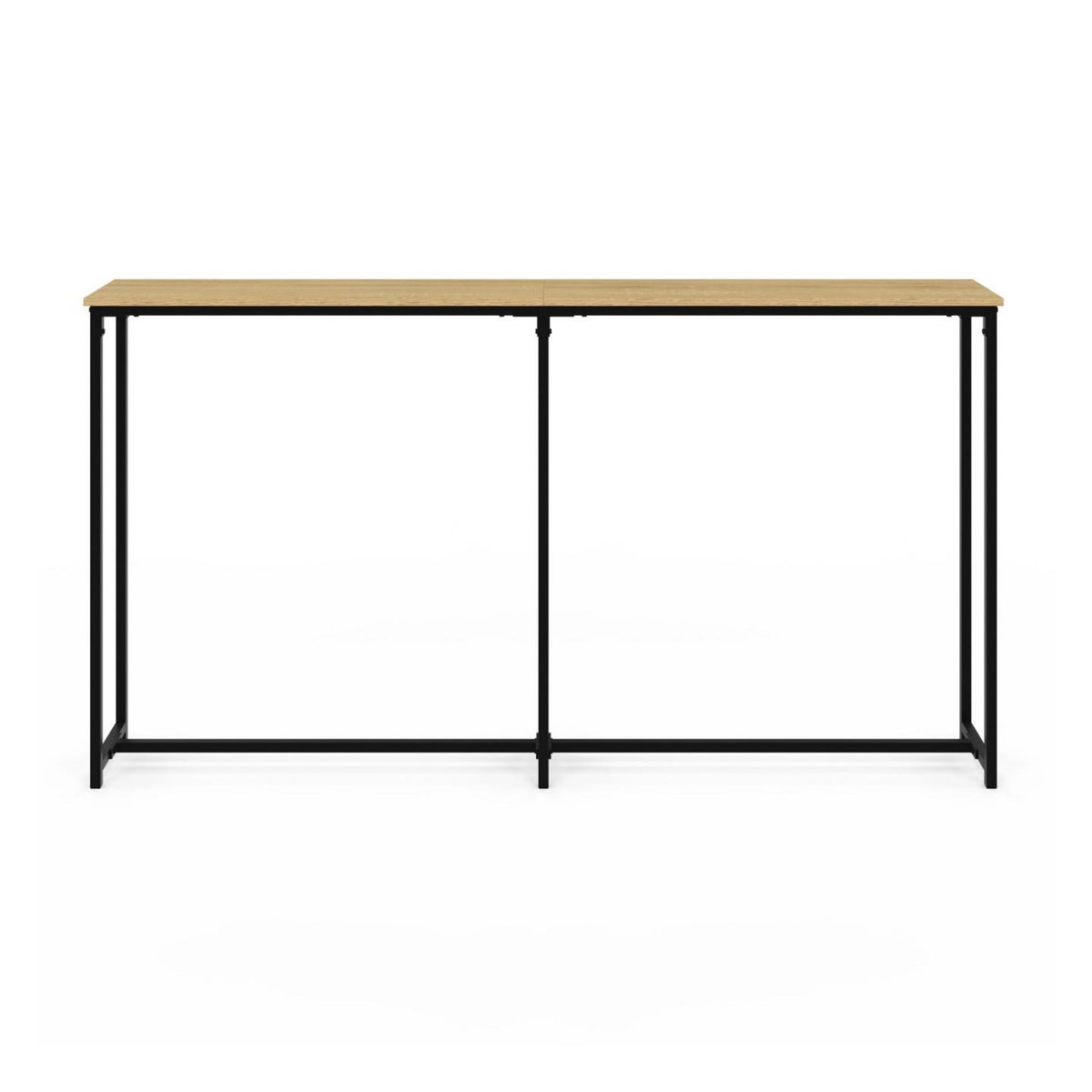 ID MARKET Console bout de canapé DETROIT table d'appoint gain de place design industriel