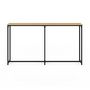 Voir la diapositive 3 : ID MARKET Console bout de canapé DETROIT table d'appoint gain de place design industriel