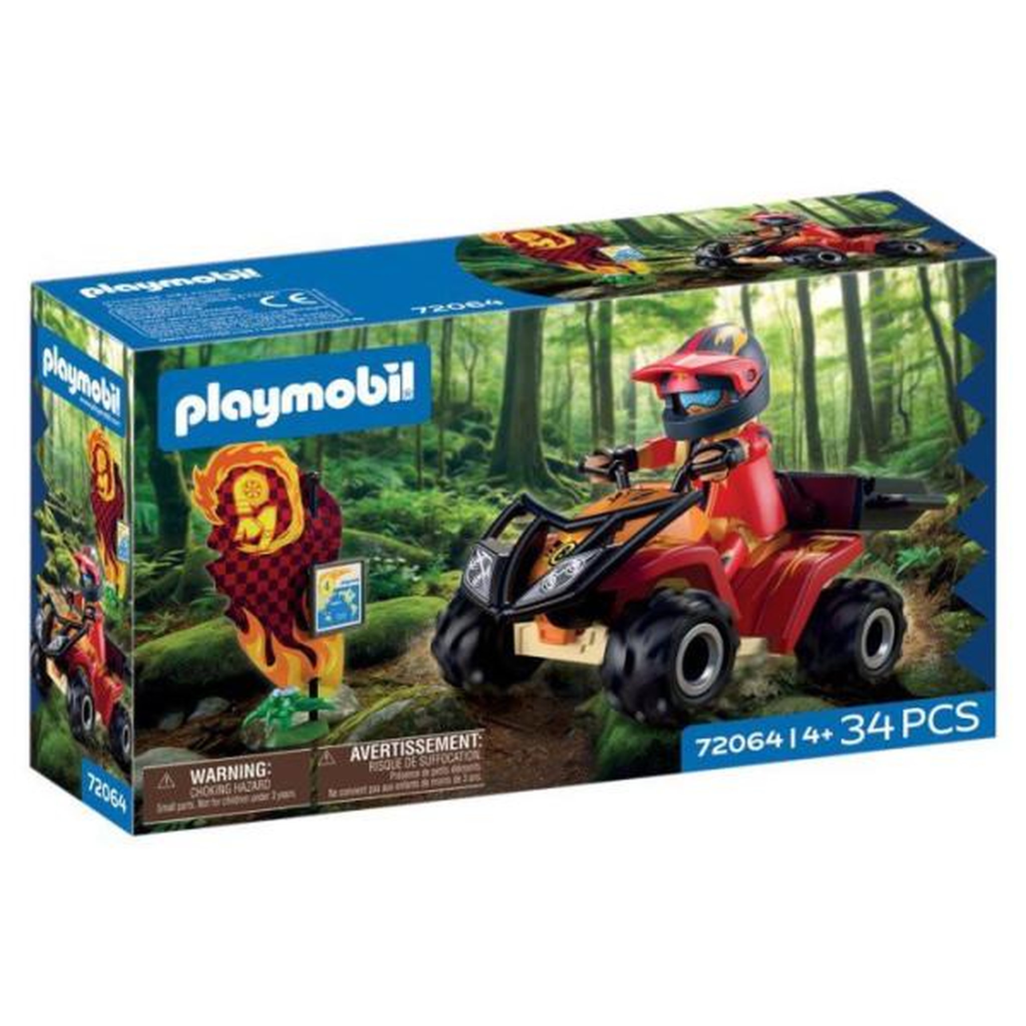 PLAYMOBIL Playmobil 72064 Quad tout-terrain