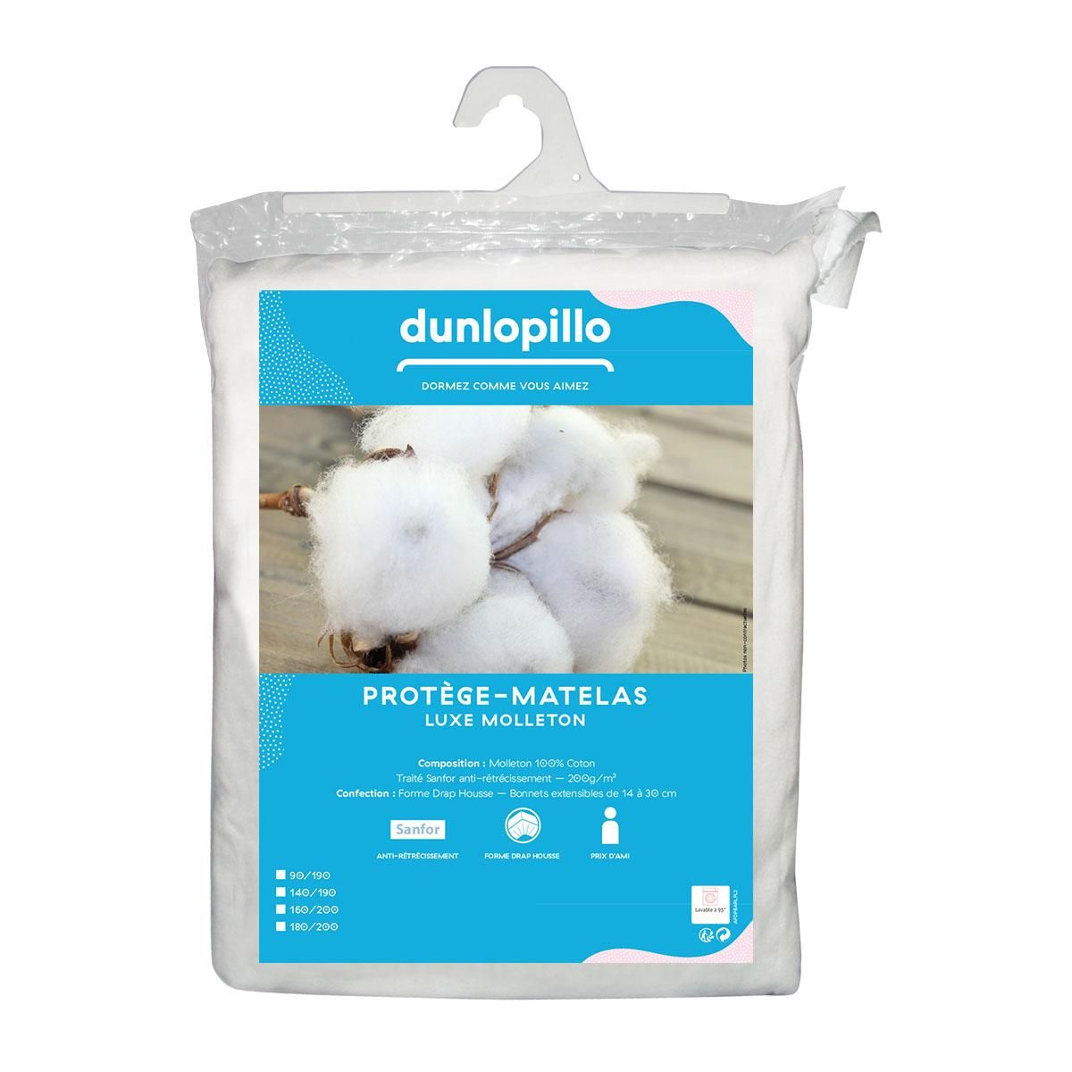 DUNLOPILLO Protège Matelas Douceur