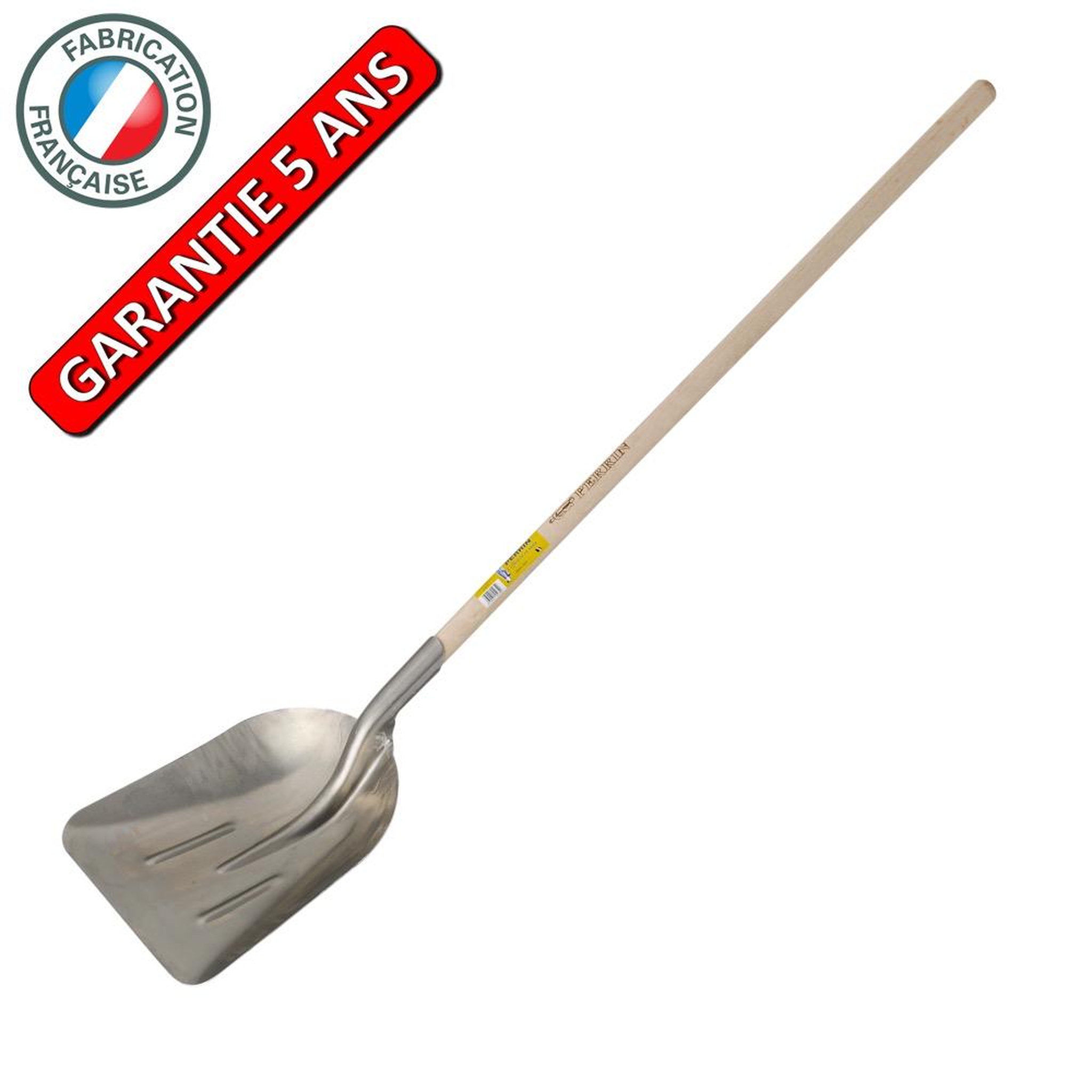 OUTILS PERRIN Pelle à neige rendement emmanchée 1,10 m, outil pour le déneigement et l'agriculture