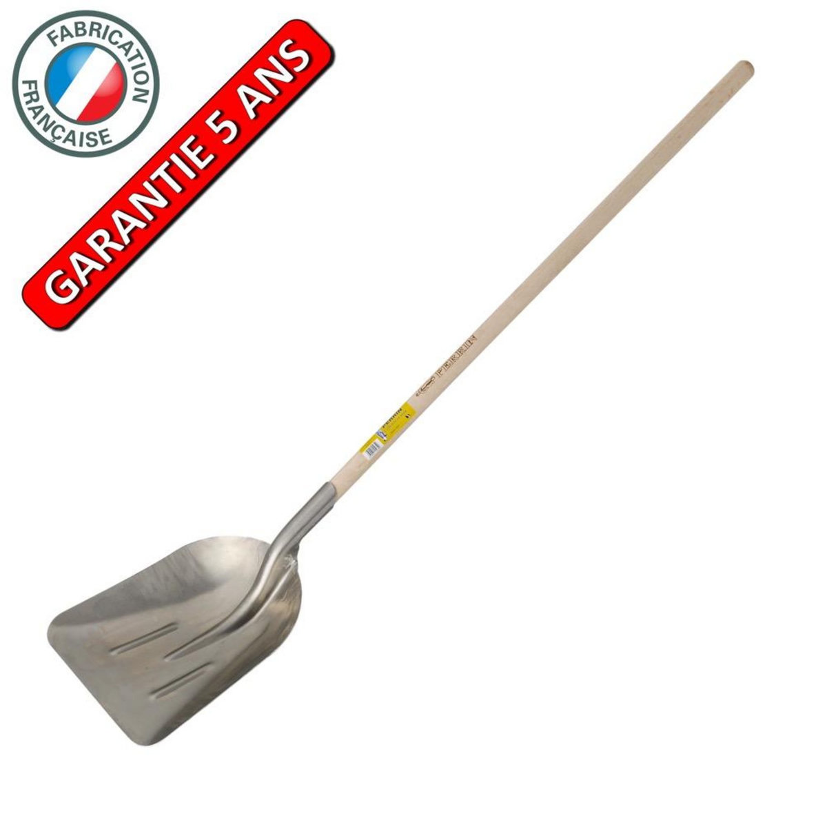 OUTILS PERRIN Pelle à neige rendement emmanchée 1,10 m, outil pour le déneigement et l'agriculture