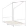 Voir la diapositive 4 : VIDAXL Cadre de lit pour enfant blanc 2x(80x160) cm bois de pin massif