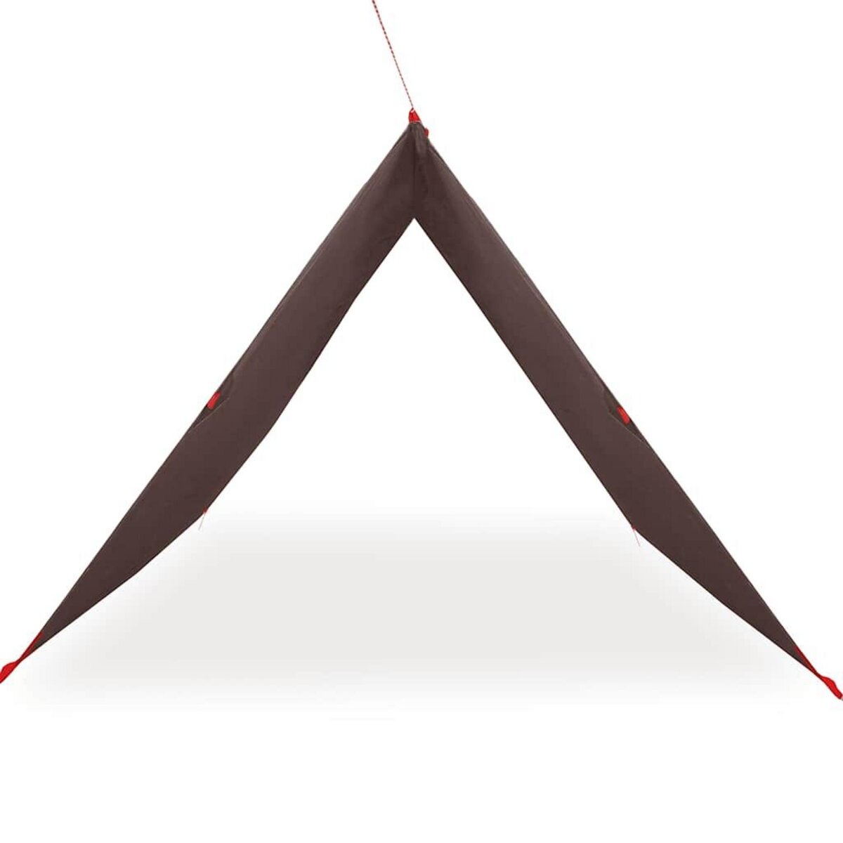 VIDAXL Bache de camping marron 366x306 cm impermeable