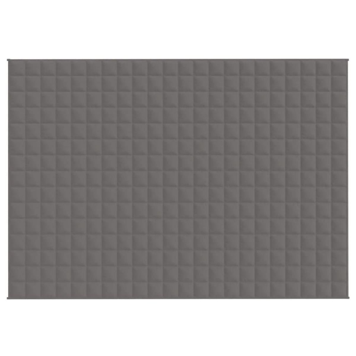 VIDAXL Couverture lestee Gris 155x220 cm 11 kg Tissu