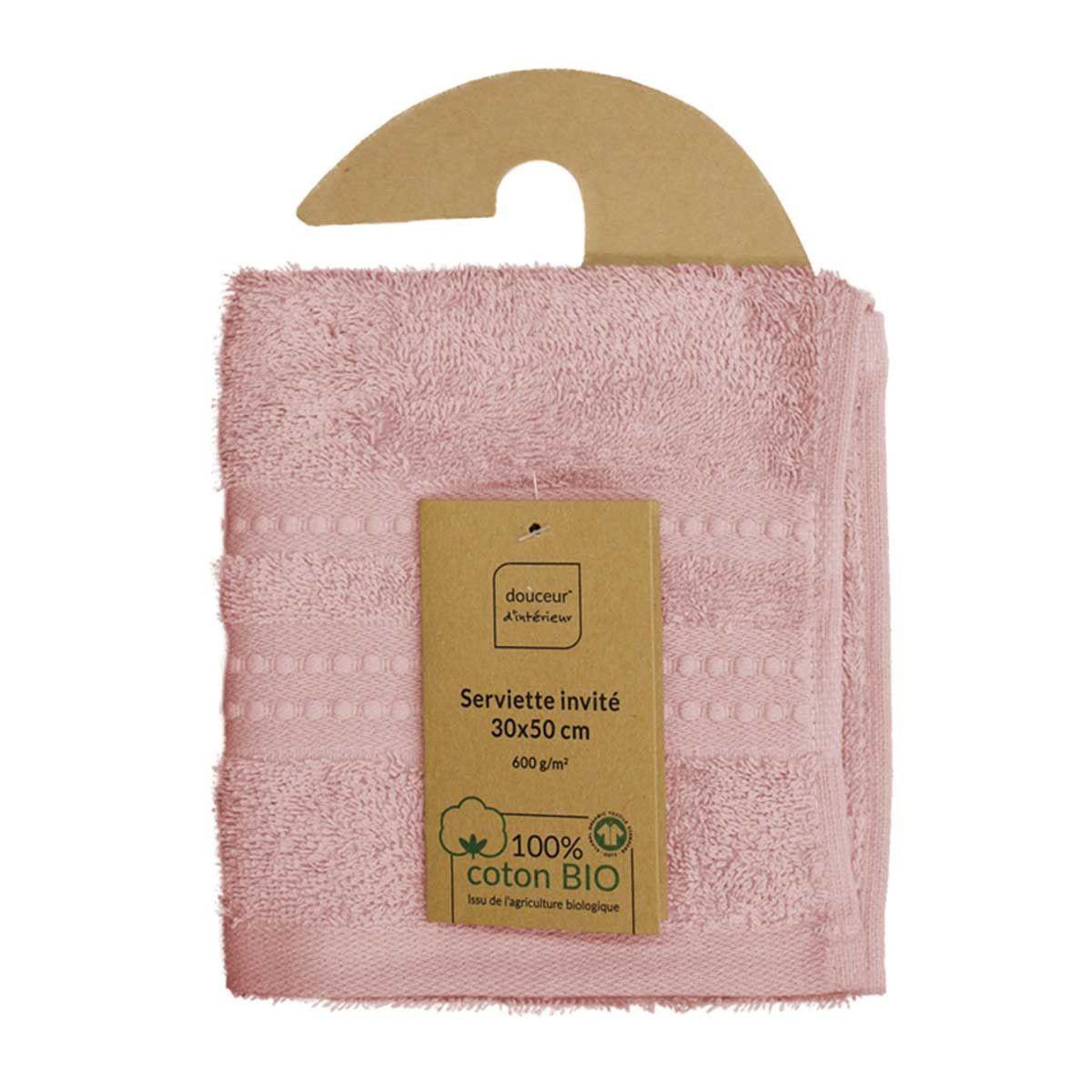 Voir la diapositive 6 : Douceur d'Intérieur Serviette d'Invité  Excellence  30x50cm Rose Blush