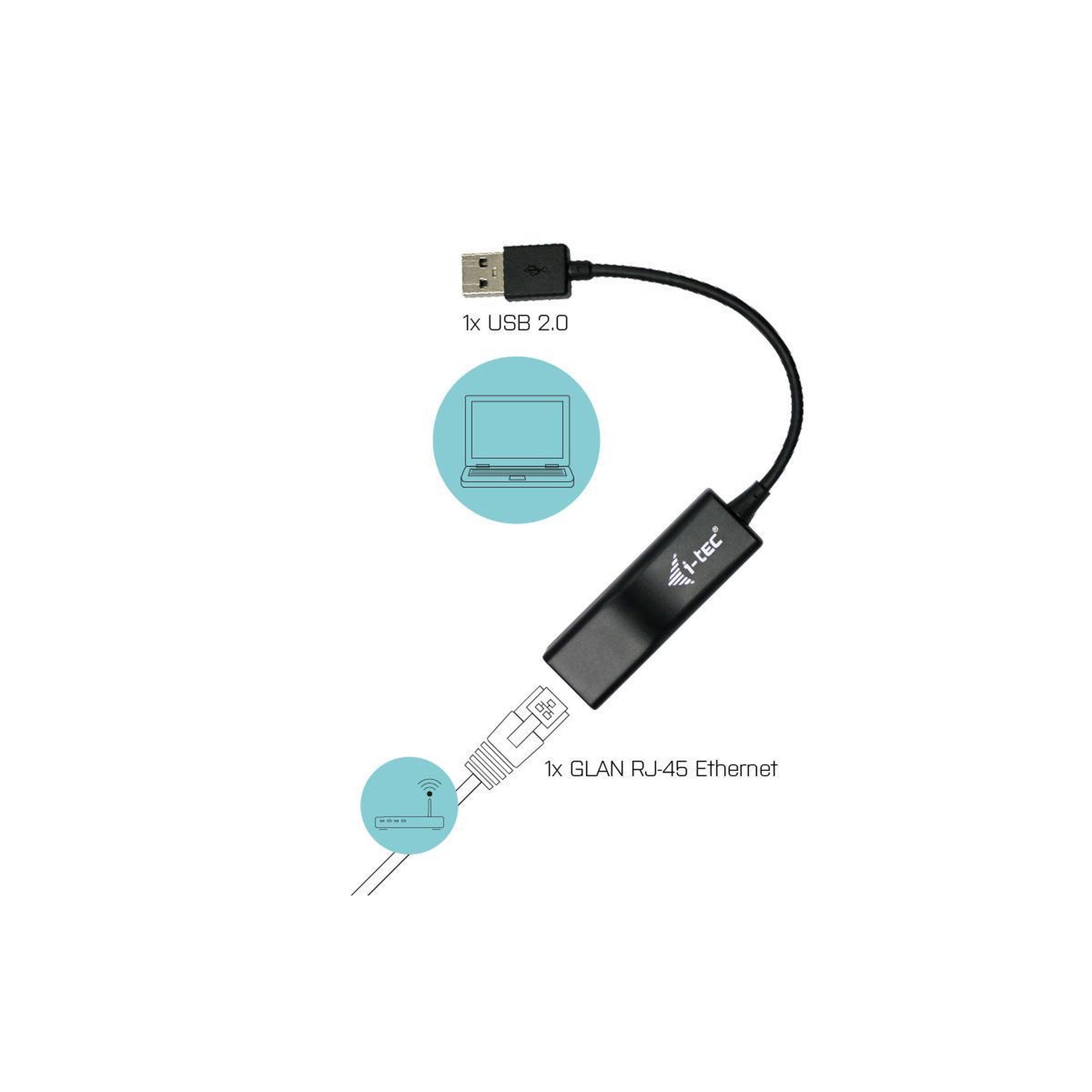 Voir la diapositive 3 : I-TEC Adaptateur I-TEC USB vers RJ45