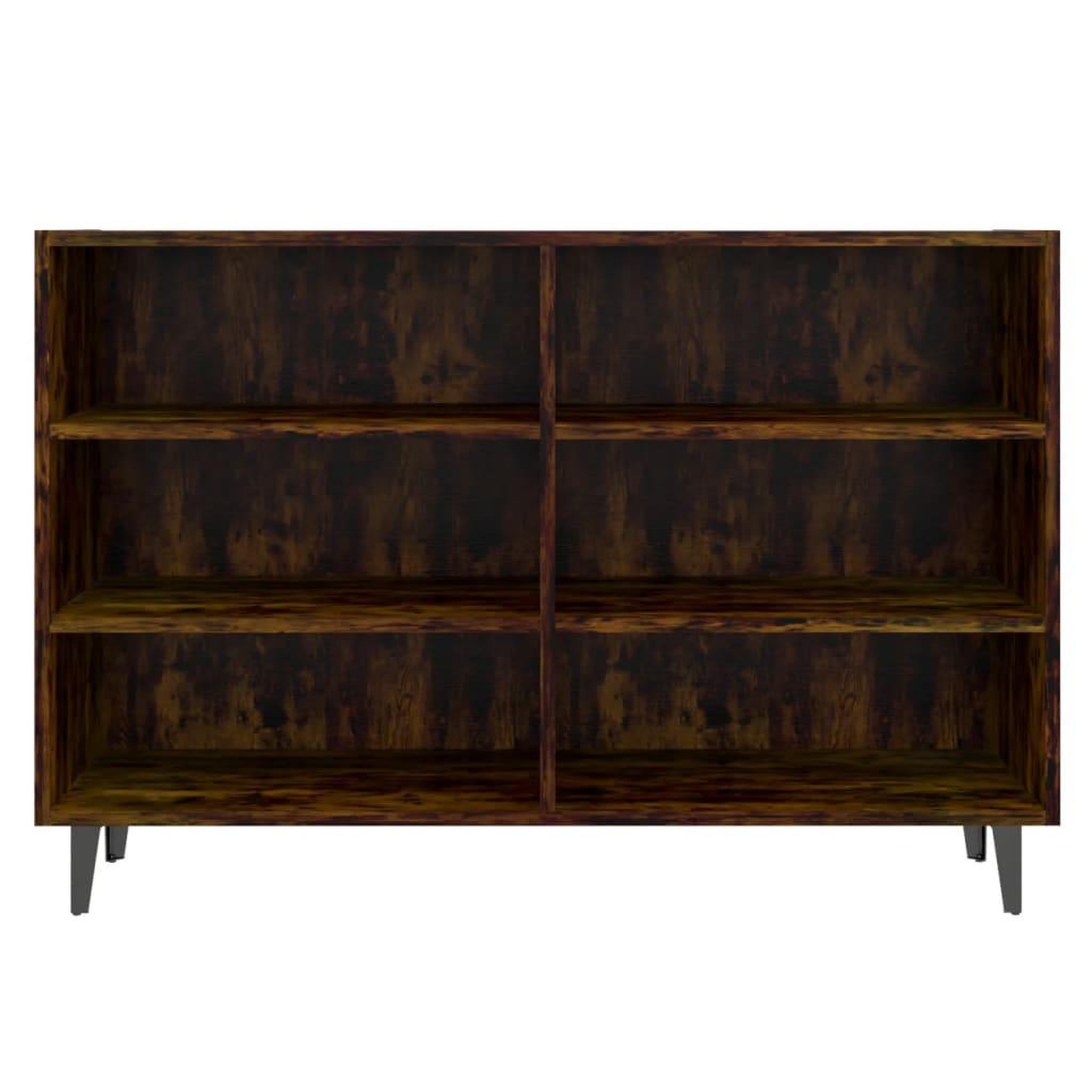 Voir la diapositive 4 : VIDAXL Buffet Chene fume 103,5x35x70 cm Bois d'ingenierie