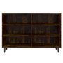 Voir la diapositive 4 : VIDAXL Buffet Chene fume 103,5x35x70 cm Bois d'ingenierie