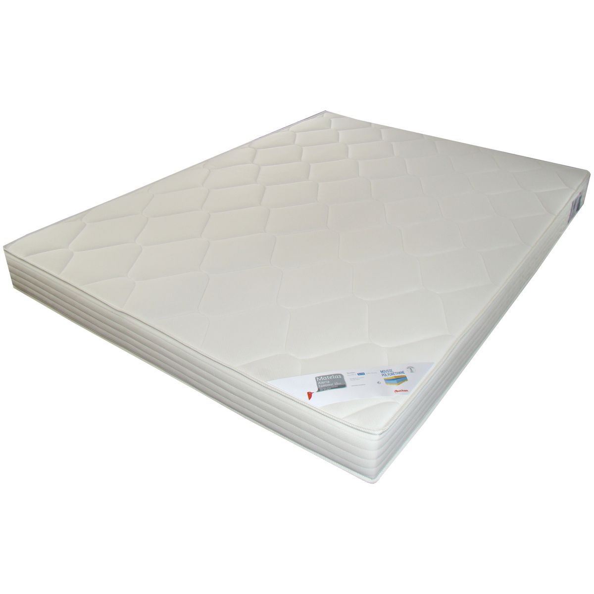 AUCHAN Matelas mousse HR ALERIA 140x190 cm