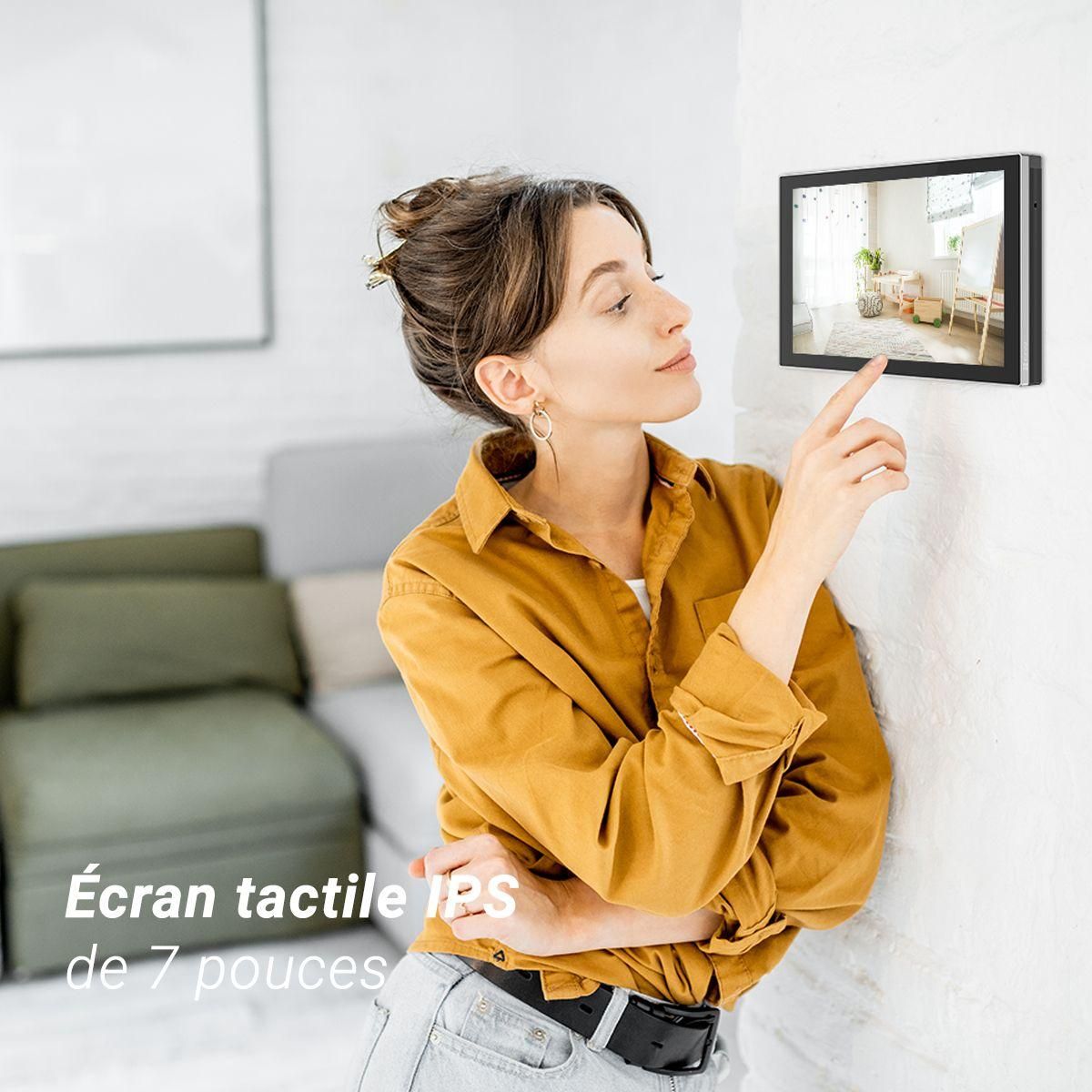 EZVIZ Ecran de vidéo-surveillance SD7-Ecran 7 tactile sans fil pour Ezviz