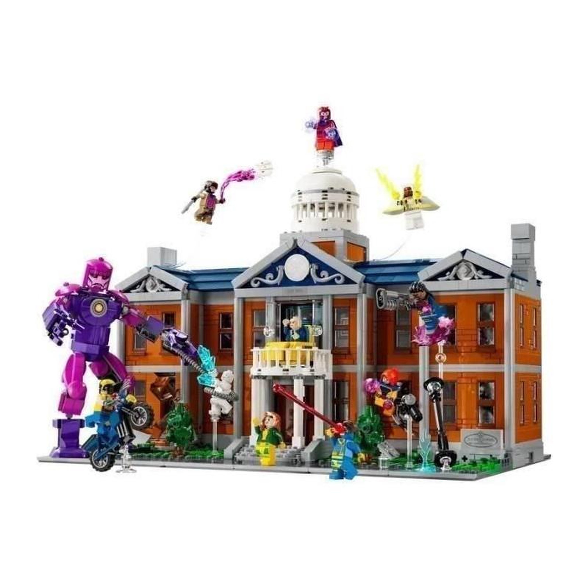 Voir la diapositive 2 : LEGO LEGO Marvel Les X-Men : l'institut Xavier - Set de construction pour adultes avec minifigurines dont Wolverine et Professeur X p