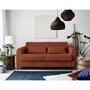 Voir la diapositive 6 : LISA DESIGN Owen - canapé 3 places convertible express couchage quotidien 140 cm matelas 12 cm en velours côtelé grosses côtes