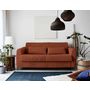 Voir la diapositive 6 : LISA DESIGN Owen - canapé 3 places convertible express couchage quotidien 140 cm matelas 12 cm en velours côtelé grosses côtes