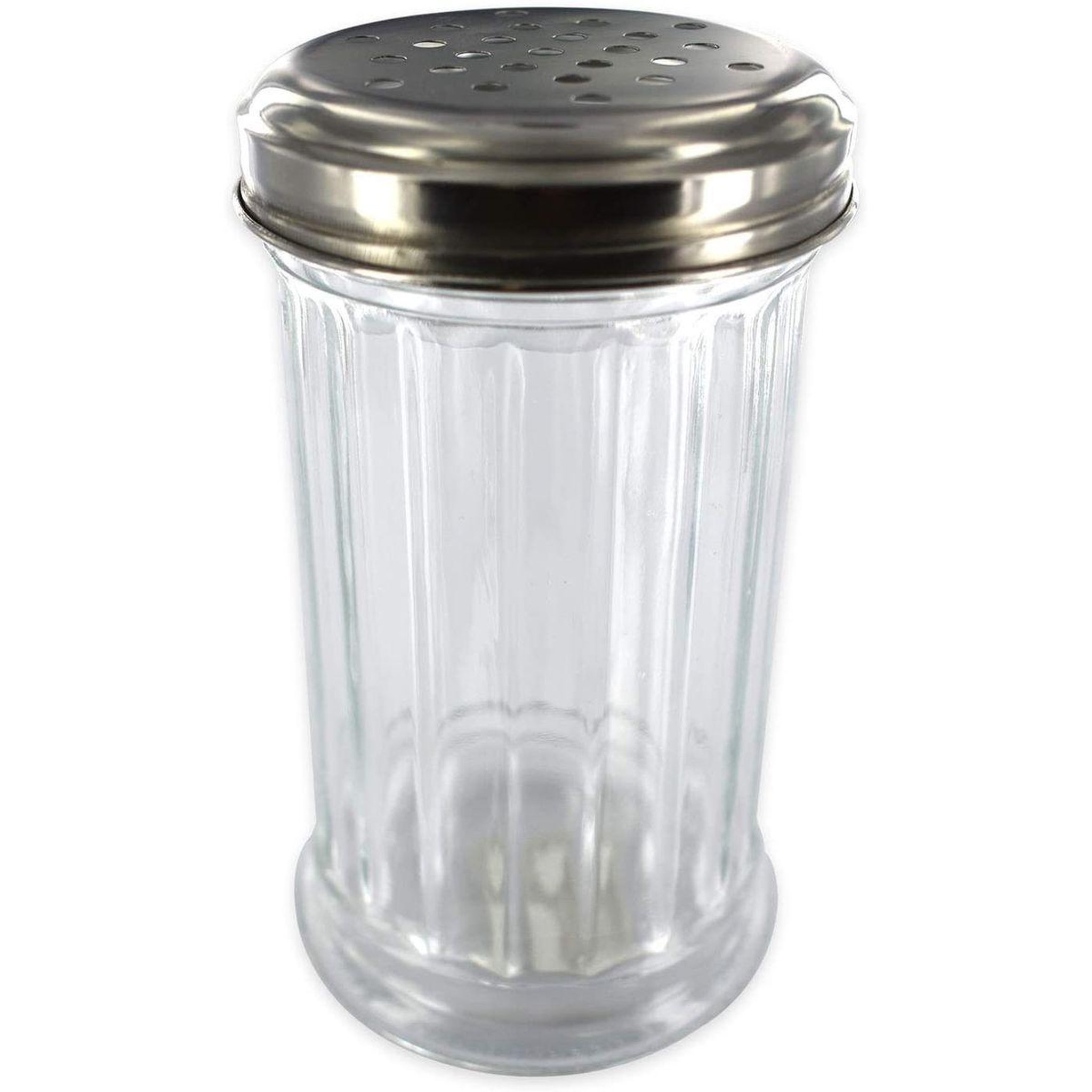 Fackelmann Saupoudreuse à parmesan et sucre glace en verre 13 cm fackelmann