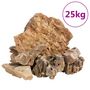 Voir la diapositive 2 : VIDAXL Pierres du dragon 25 kg marron 5 30 cm