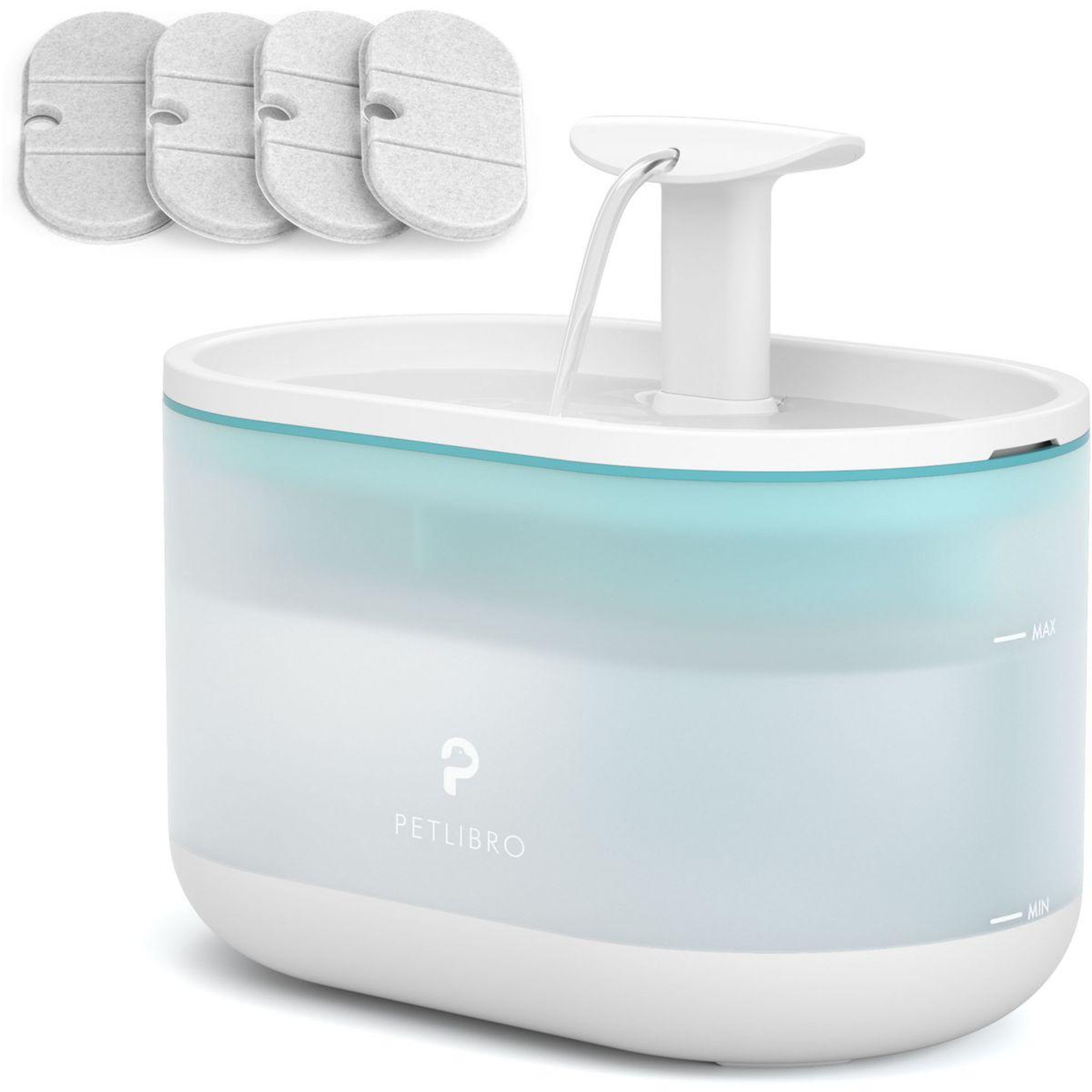 Voir la diapositive 3 : PETLIBRO Filtre à eau PLWF002 x8 pour fontaine
