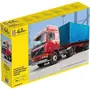 Heller Maquette camion : Volvo F12-20 Globe Trotter & Container semi trailer