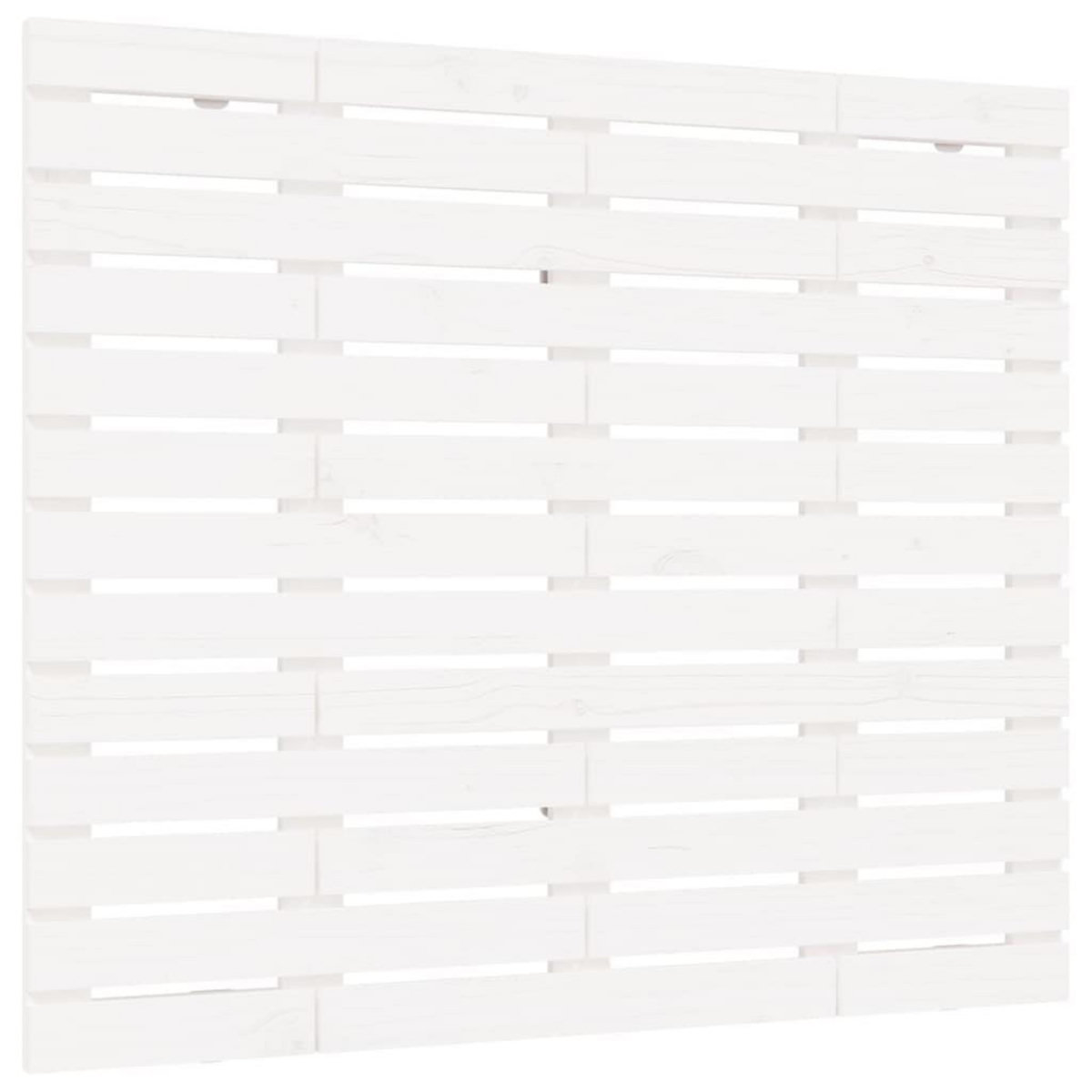 VIDAXL Tete de lit murale Blanc 141x3x91,5 cm Bois massif de pin