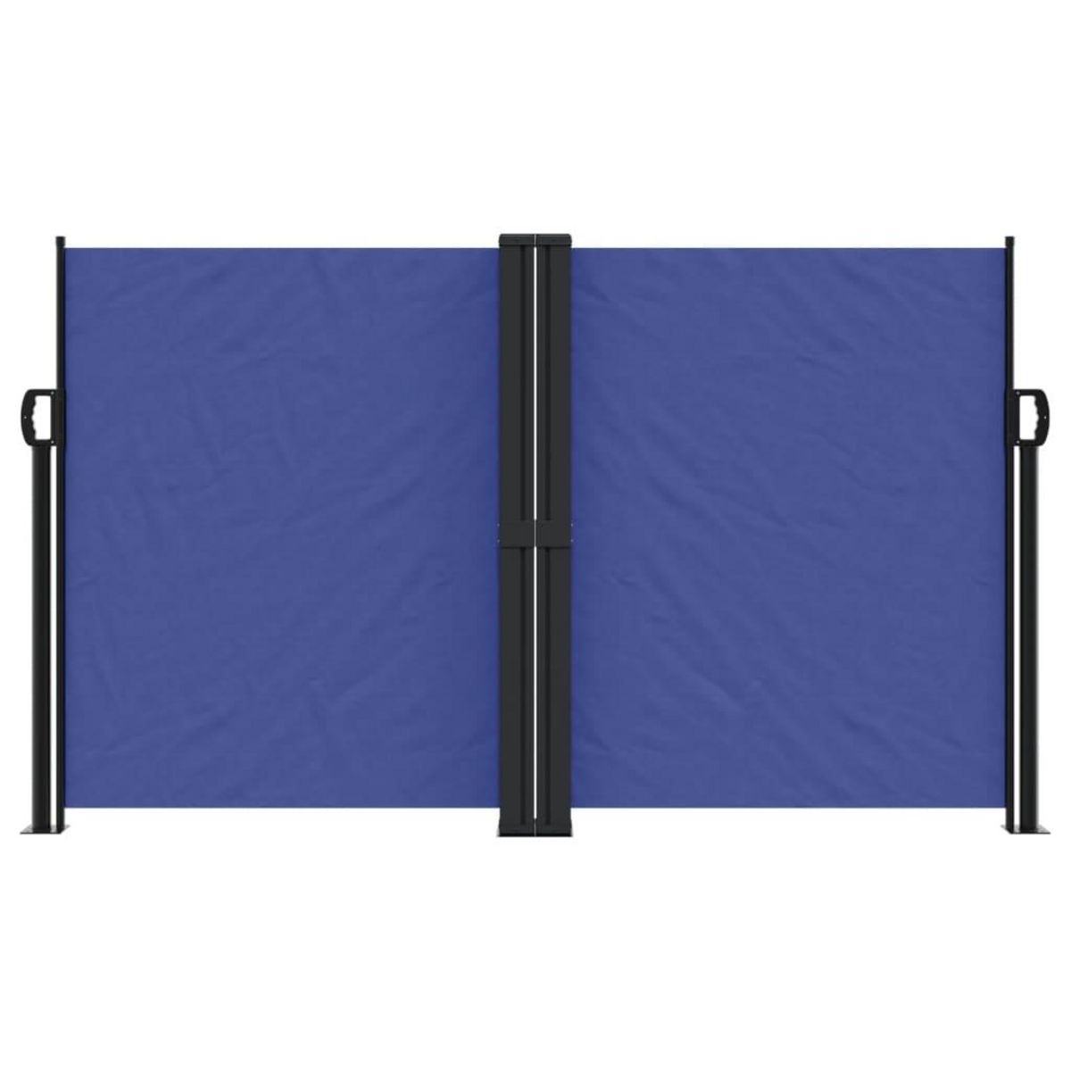 VIDAXL Auvent lateral retractable bleu 140x1200 cm