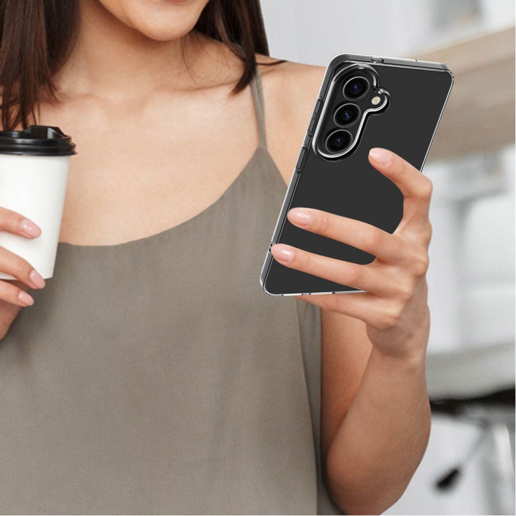 Voir la diapositive 5 : ESSENTIEL B Coque samsung galaxy s26+ coque + verre trempé