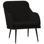 Voir la diapositive 2 : VIDAXL Fauteuil Noir 63x76x80 cm Velours