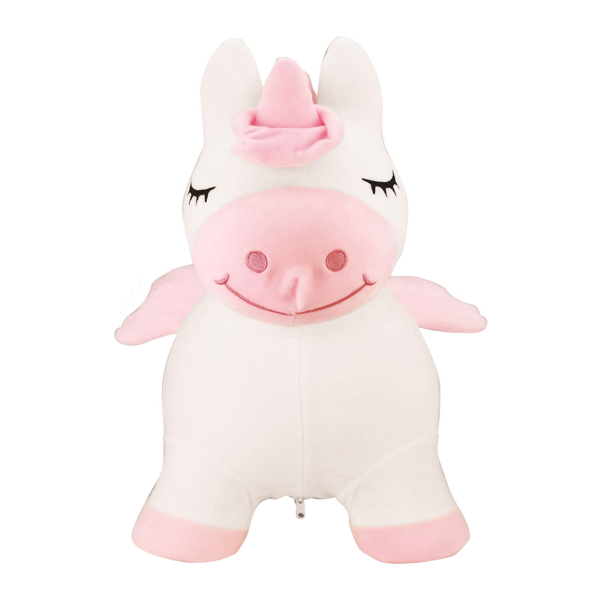 Voir la diapositive 4 : Lexibook Licorne Sauteuse Gonflable avec housse en peluche