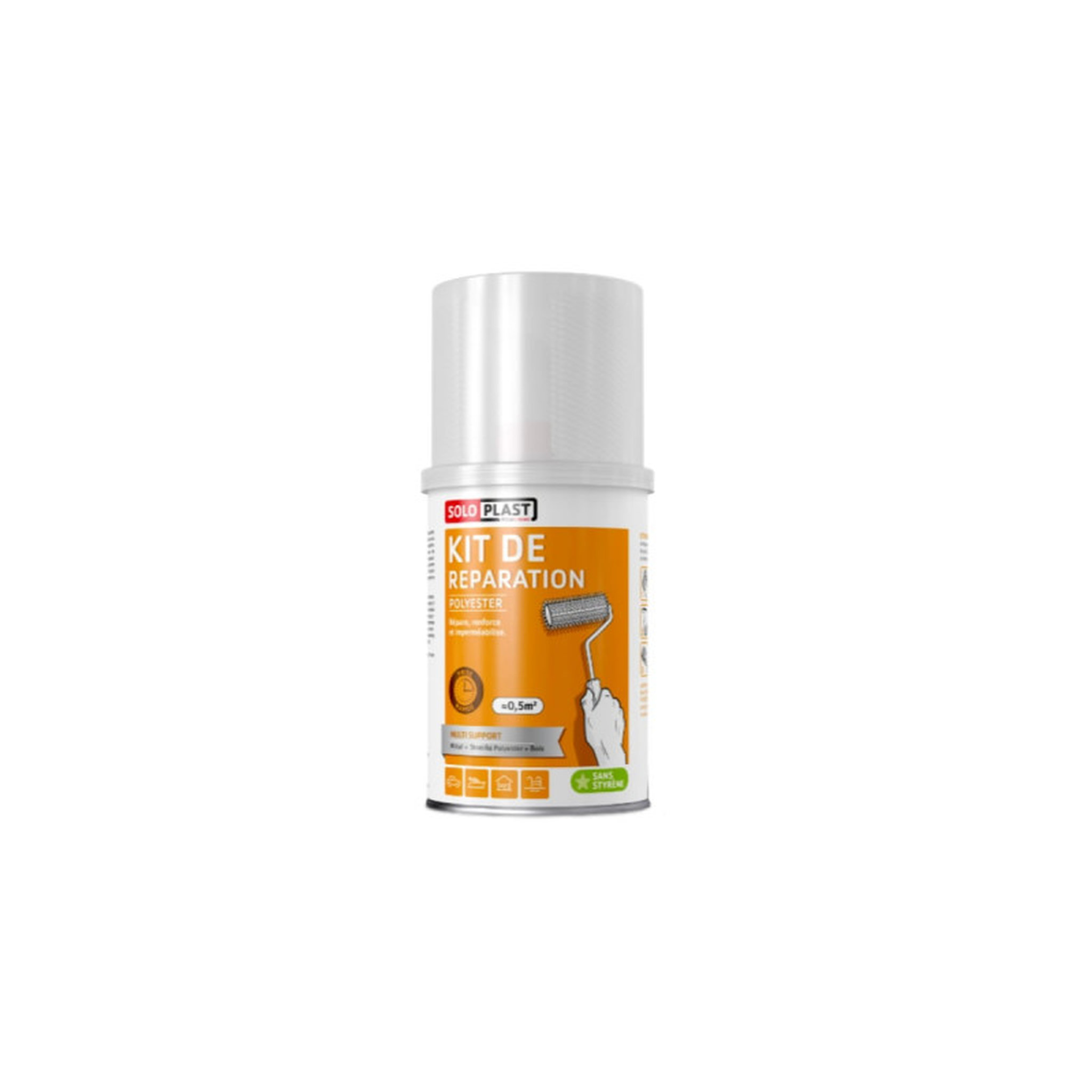 Voir la diapositive 1 : Soloplast Kit de réparation polyvoss Soloplast 800g