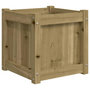Voir la diapositive 2 : VIDAXL Jardiniere 40x40x40 cm bois de pin impregne