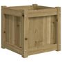 Voir la diapositive 2 : VIDAXL Jardiniere 40x40x40 cm bois de pin impregne