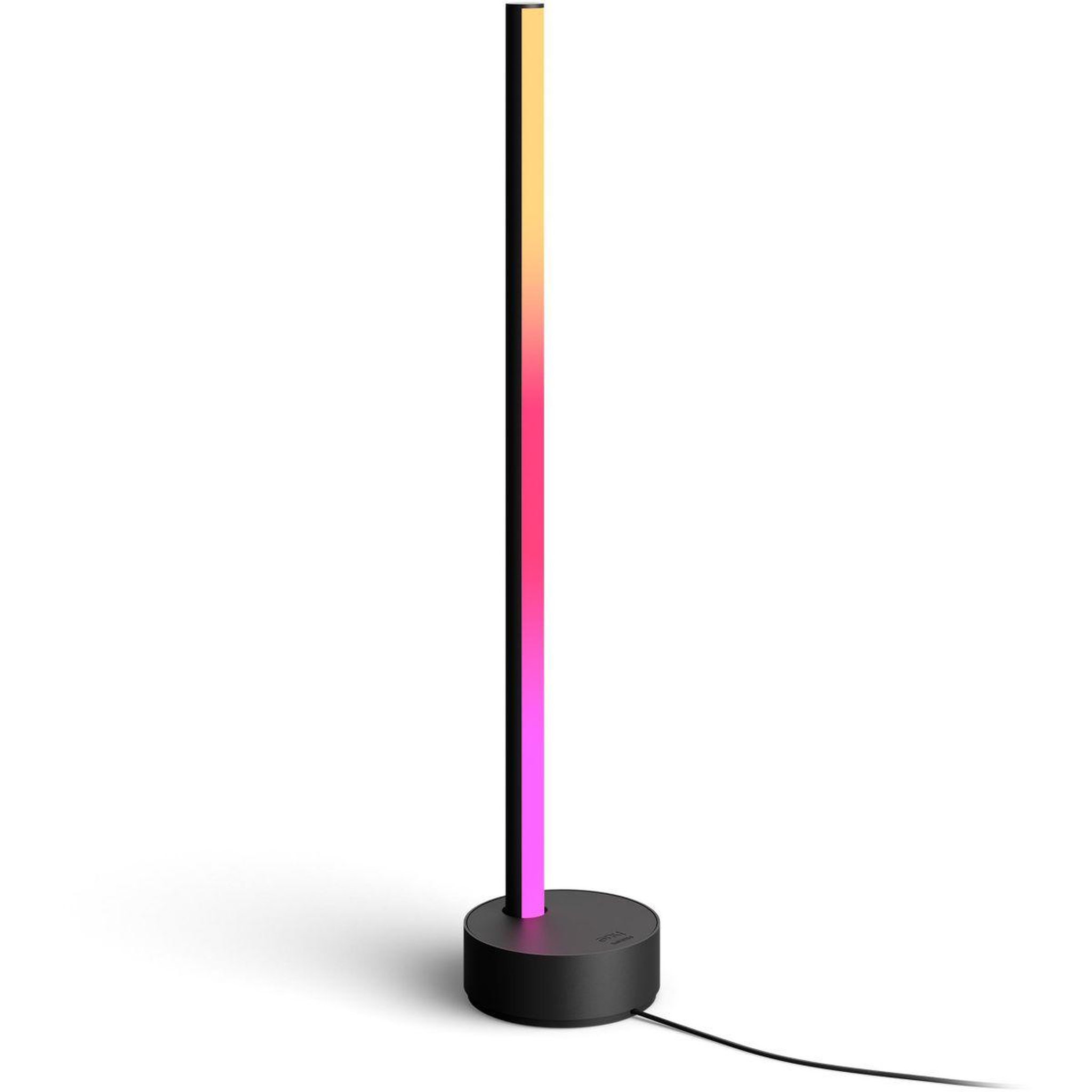 Voir la diapositive 4 : PHILIPS HUE Lampe connectée Gradient Signe noir White&Color Ambiance