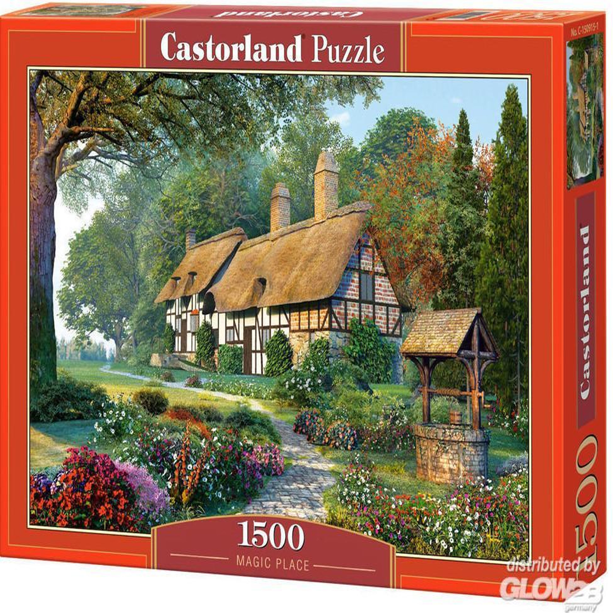 Voir la diapositive 2 : Castorland Puzzle 1500 pièces : Chaumière idyllique