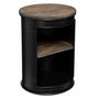 Voir la diapositive 1 : ATMOSPHERA Table d'Appoint en Métal  Diego  47cm Noir