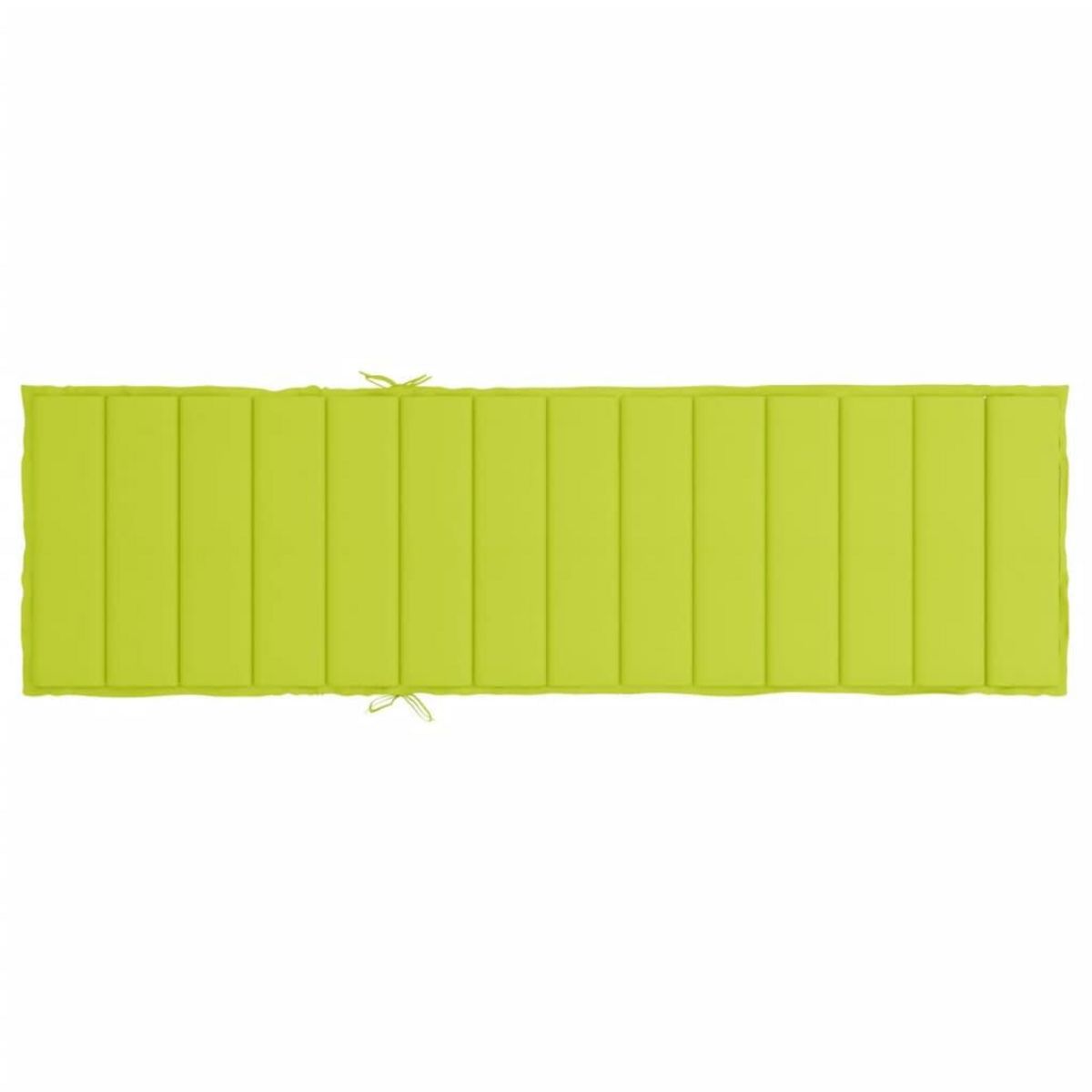 VIDAXL Coussin de chaise longue vert vif 200x70x3 cm tissu oxford